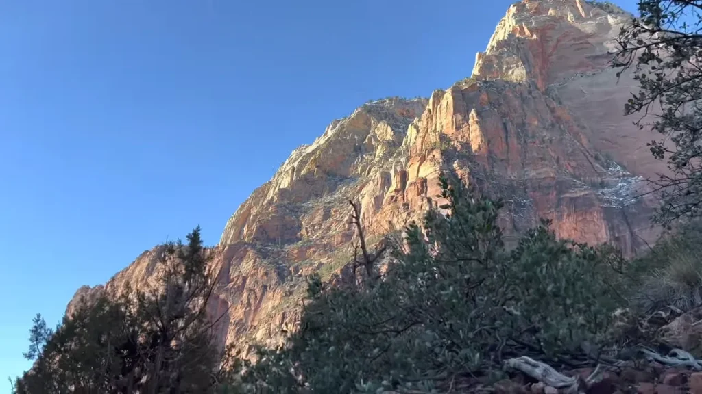 mountain in zion national park
