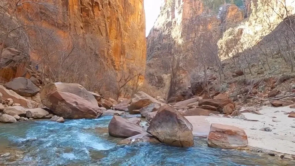 river in zion nation park