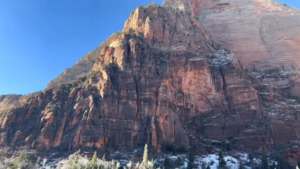 Mountains in zion national park